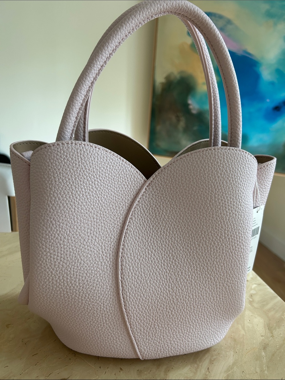 Melie Bianca tulip crossbody baby pink NWT Anthropologie